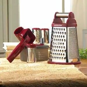 KitchenAid Gourmet Box & Rotary Grater Set Cinnamon
